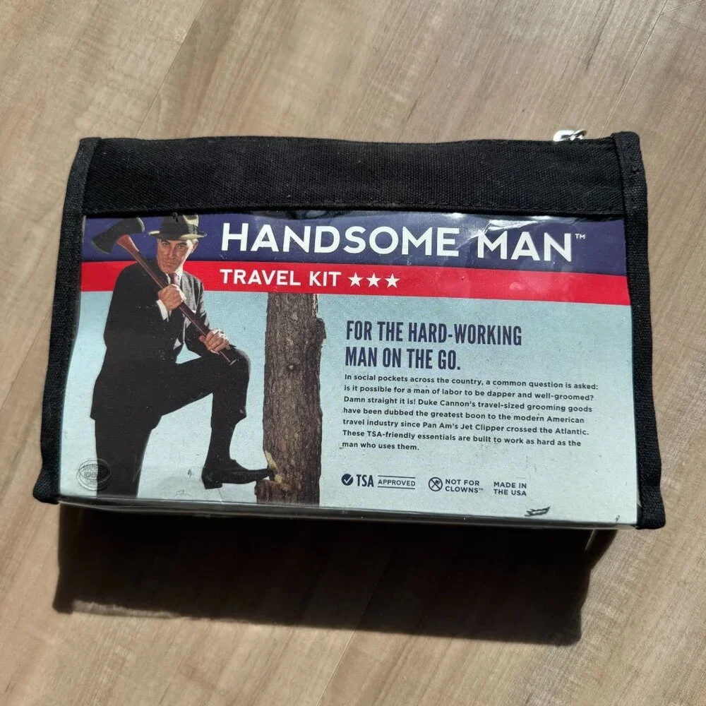 Duke Cannon Handsome Man Travel Kit‎ With 7 Grooming Essentials
